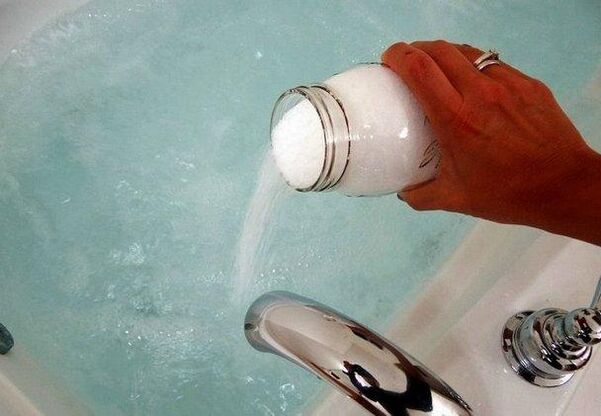 Take a baking soda bath to increase penis size