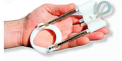 Extender for penis enlargement